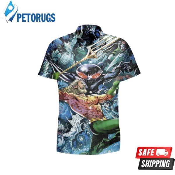 Aquaman Vs Villians Hawaiian Shirt