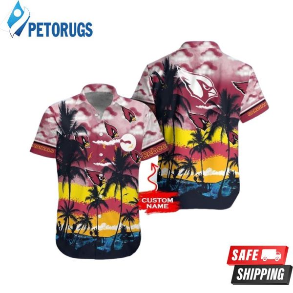 Arizona Cardinals NFL Gift For Fan Personalized Hawaiian Shirt