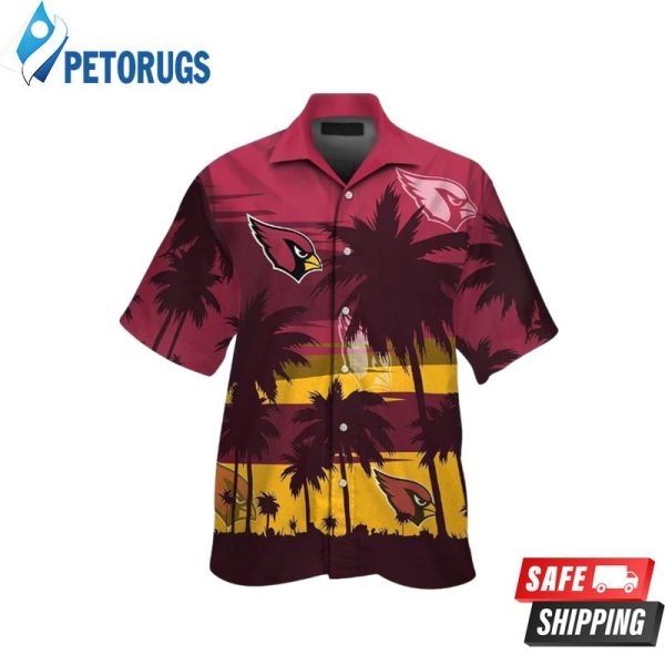 Arizona Cardinals NFL Tropical Short Sleeve Hawaiian Shirt