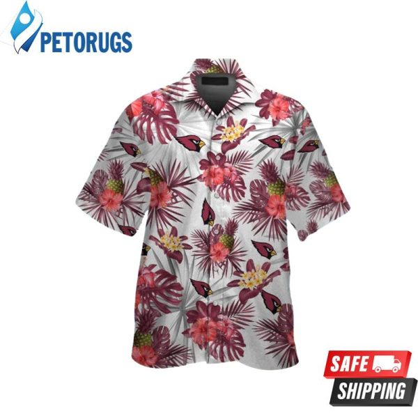 Arizona Cardinals Tropical Short Sleeve Hawaiian Shirt