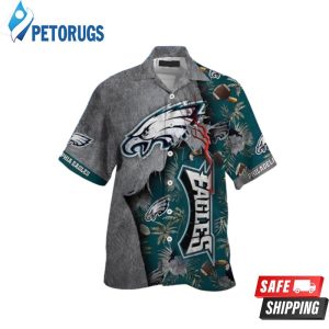 Christianity Hibiscus Palm Tree Philadelphia Eagles Hawaiian Shirt