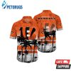 Cincinnati Bengals Button Down Hawaiian Shirt