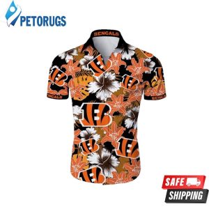 Cincinnati Bengals NFL Hibiscus Flower Hawaiian Shirt