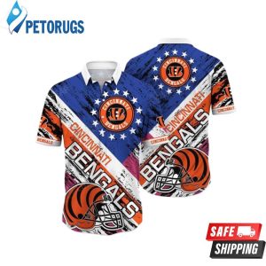 Cincinnati Bengals NFL Rugby Helmet Hawaiian Shirt