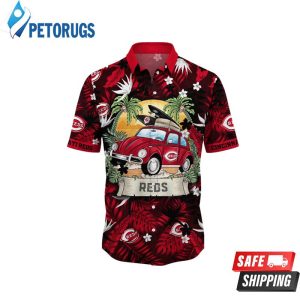 Cincinnati Reds MLB Campingtime Aloha Hawaiian Shirt