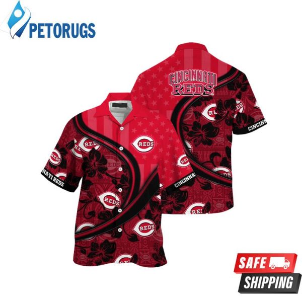 Cincinnati Reds MLB Us Flag Hawaiian Shirt