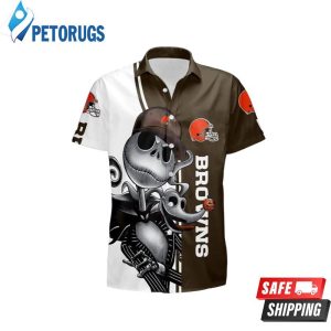 Cleveland Browns Jack Skellington Hawaiian Shirt