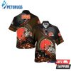 Cleveland Browns NFL And Flowers Short Sleeves Hawaiian Shirt