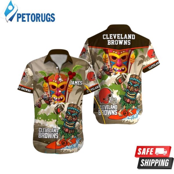 Cleveland Browns NFL Custom Name Hawaiian Shirt