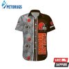 Cleveland Browns NFL Football Print Custom Name Cheap Hawaiian Shirt