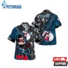 Cleveland Guardians Mickey Mouse Floral Short Sleeve Hawaiian Shirt