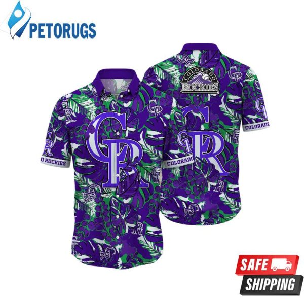 Colorado Rockies MLB Beach Days Aloha Hawaiian Shirt