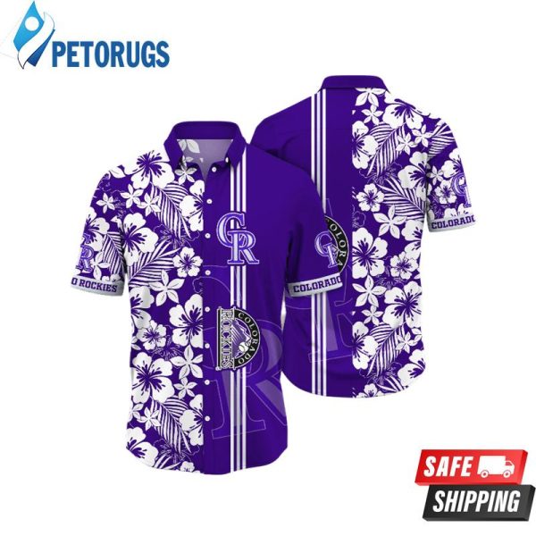 Colorado Rockies MLB Beach Seasontime Aloha Hawaiian Shirt