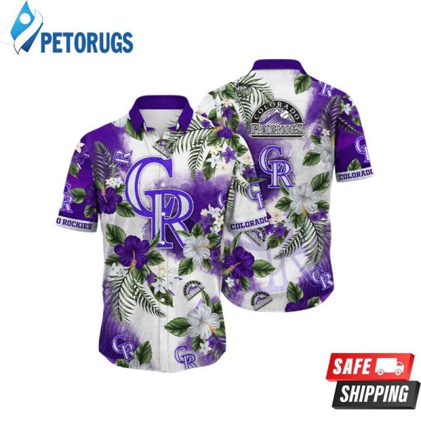 Colorado Rockies MLB Tropicaltime Aloha Hawaiian Shirt