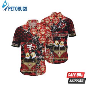 Cool Disney Mickey Mouse NFL San Francisco 49Ers Hawaiian Shirt