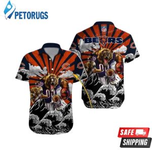 Custom Name Chicago Bears NFL Football Hawaiian Shirt