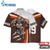 Custom Name Cleveland Browns Football Hawaiian Shirt