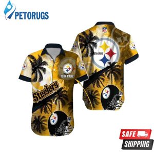 Custom Name Pittsburgh Steelers NFL Aloha Hawaiian Shirt