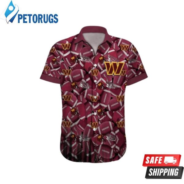 Custom Name Washington Commanders NFL Football Hawaiian Shirt