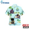 Cute Batman On Beach Blue Hawaiian Shirt