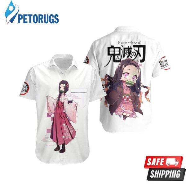 Cute kamado nezuko kimetsu no yaiba Hawaiian Shirt