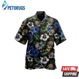 Dallas Cowboys Pineapple Skull Hawaiian Shirt