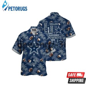 Dallas Cowboys Summer Casual Button Down Hawaiian Shirt