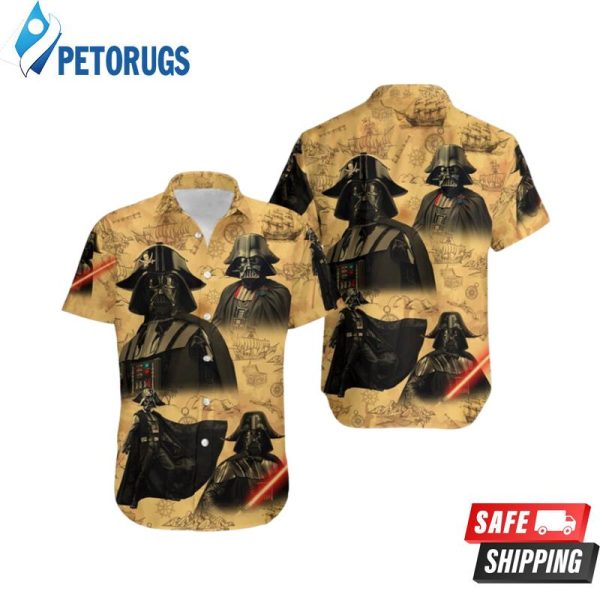 Darth Vader Pirate of Caribbean Hawaiian Shirt