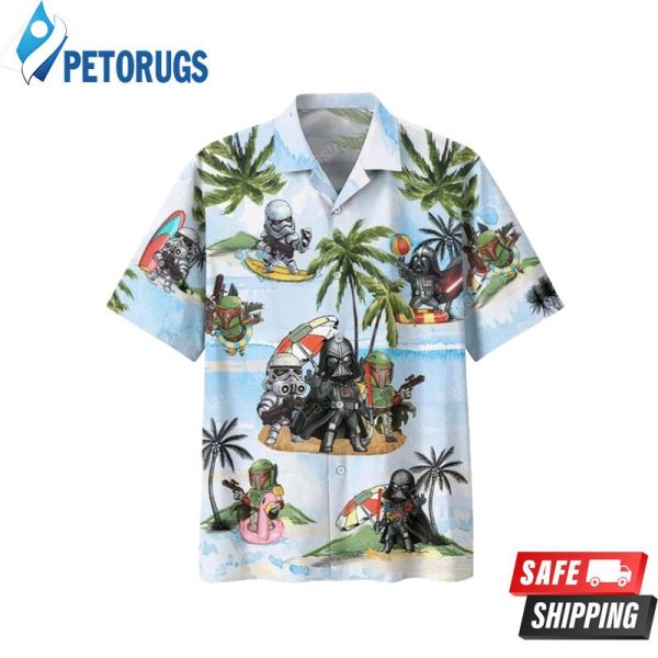 Darth Vader Summer Time Hawaiian Shirt