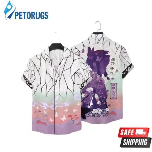 Demon slayer kochou shinobu art Hawaiian Shirt