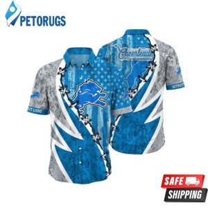 Detroit Lions NFL Graphic Hawaiian Shirt