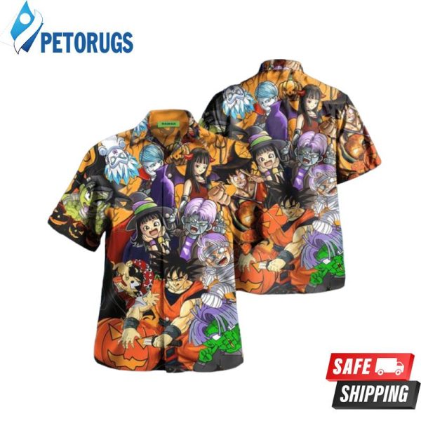 Dragon Ball Halloween Hawaiian Shirt