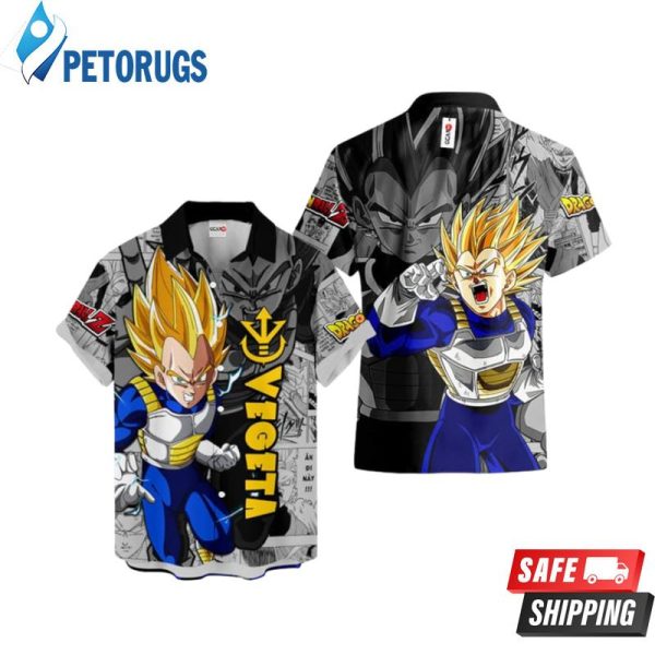 Dragon Ball Vegeta Super Saiyan Hawaiian Shirt