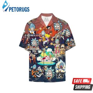 Dragon Ball Z Rick And Morty Dragon Ball Z Hawaiian Shirt