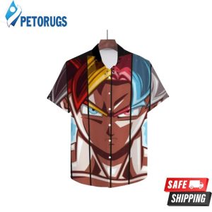 Dragon Ball Z Super Saiya Men’s Clothes Oversized High Quality Beach Style 5XL Goku Seaside Trip Cool Hawaiian Shirt