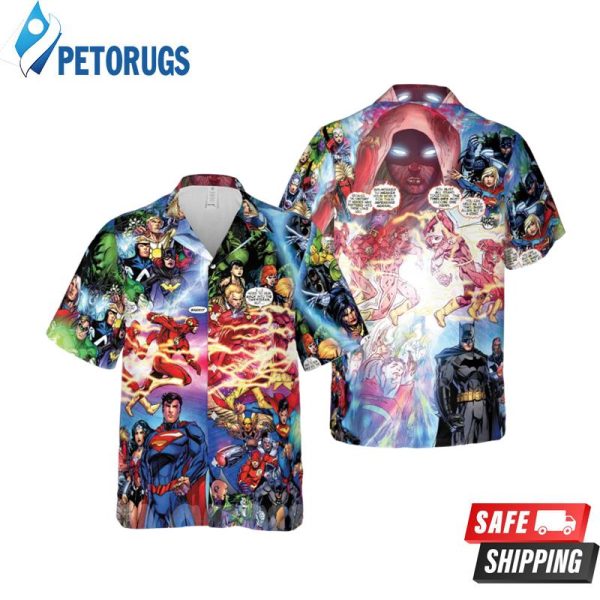 Flash And Pandora Merging Worlds Prime Earth Pandora DC Hawaiian Shirt