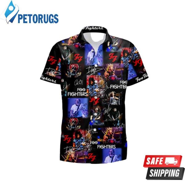 Foo Fighters All Over Printed Maria Hawaiian Shirt