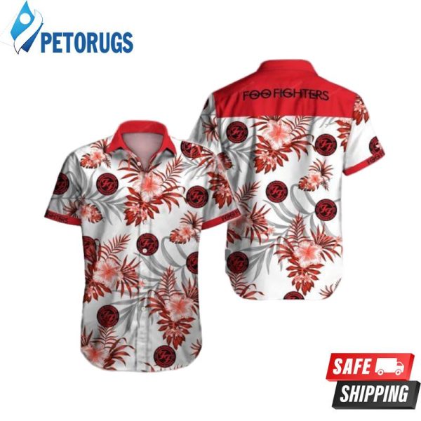 Foo fighters Flower Summer Beach Hawaiian Shirt