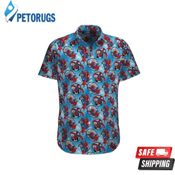 Funny Spider Man Hawaiian Shirt