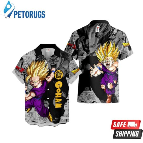 Gohan Super Saiyan Custom Hawaiian Shirt