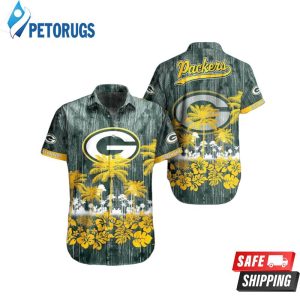 Green Bay Packers NFL Graphic Tropical Pattern Style Summer 3D Hawaiian Shirt