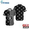 Las Vegas Raiders Stripes And Skull Shorts Summer Collection Hawaiian Shirt