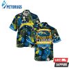 Los Angeles Chargers NFL Summer Shorts With Tropical Patterns Hawaiian Shirt