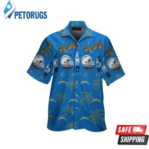 Los Angeles Chargers Summer Beach Short Sleeve Hawaiian Shirt