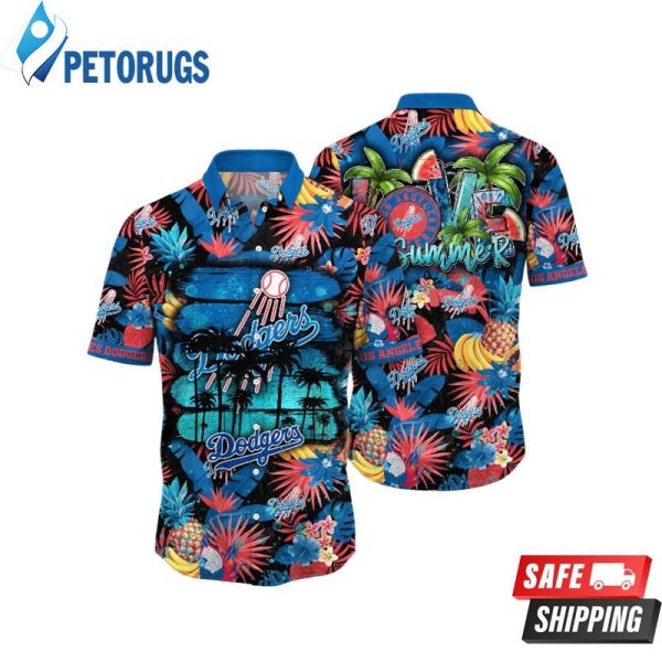 Los Angeles Dodgers MLB Lemonade Stands Aloha Hawaiian Shirt