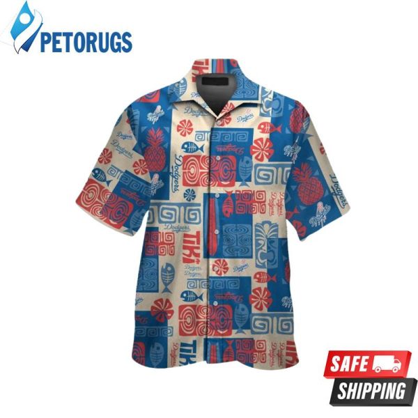 Los Angeles Dodgers MLB Short Sleeve Button Up Hawaiian Shirt