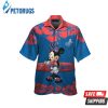 Los Angeles Dodgers Minnie Mouse Short Sleeve Button Up Tropical Hawaiian Shirt