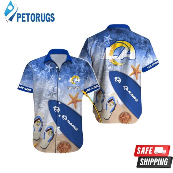 Los Angeles Rams Custom Name Hawaiian Shirt