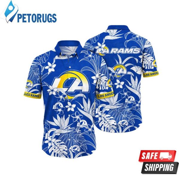 Los Angeles Rams NFL Ice Cream Seasontime Club Aloha Hawaiian Shirt