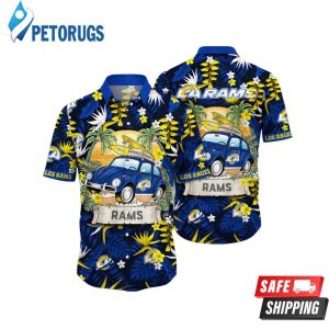 Los Angeles Rams NFL Sunshinetime Aloha Hawaiian Shirt